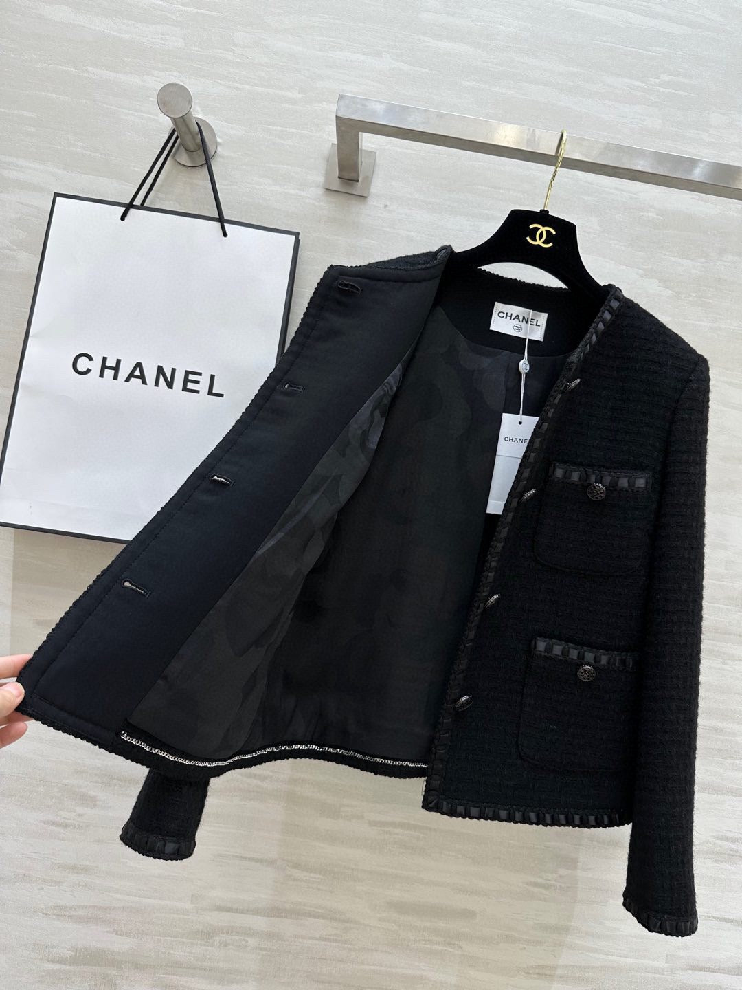CHANEL 25S TWEED WOOL JACKET 471