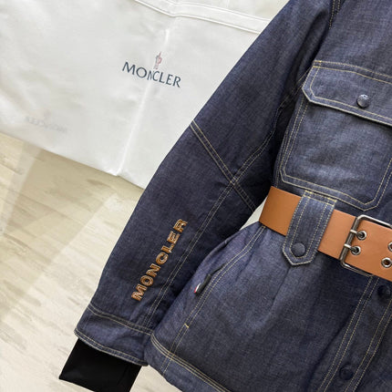 MONCLER 25S DENIM DOWN JACKET 344