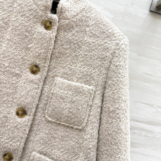 LP 26S ALPACA-BLEND TWEED JACKET 443