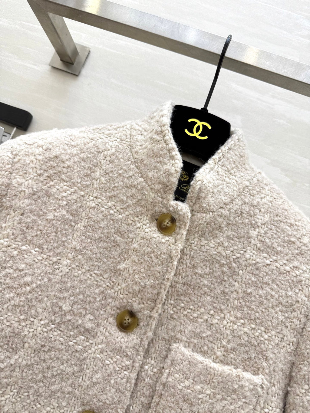 LP 26S ALPACA-BLEND TWEED JACKET 443