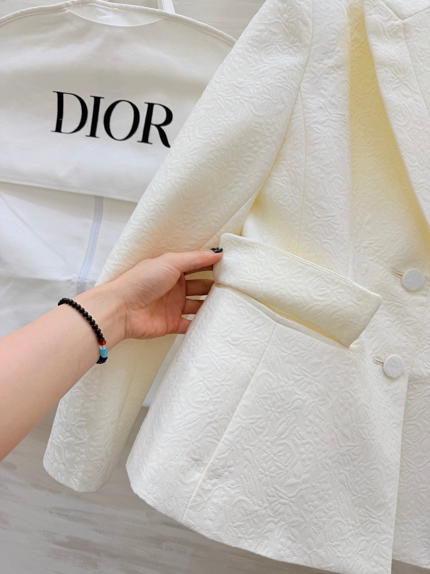 DIOR 26S JACQUARD BLAZER 1073