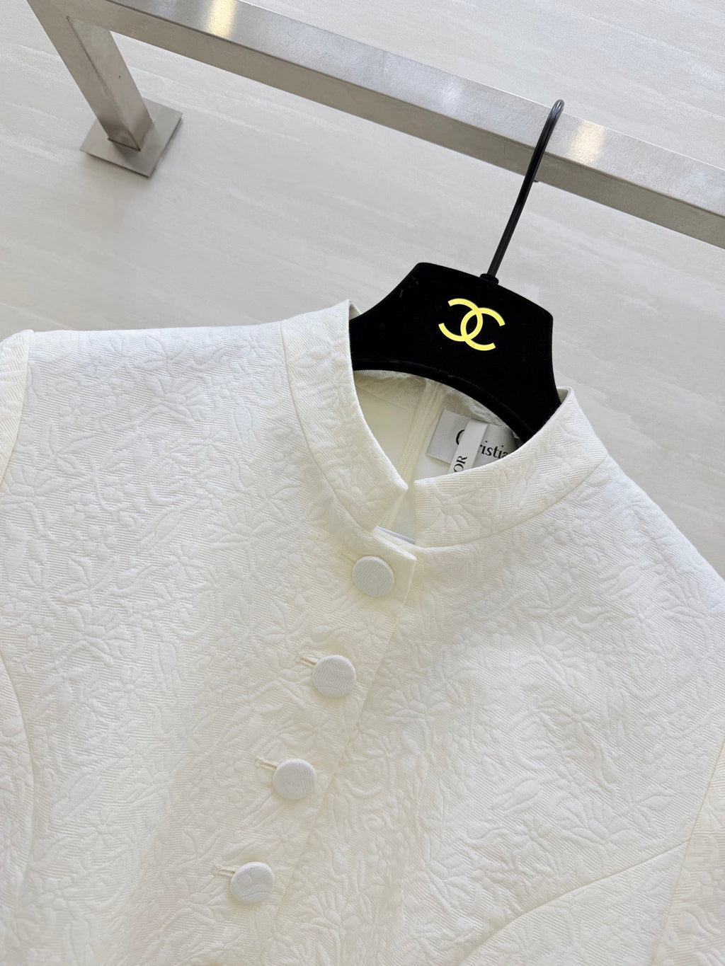 DIOR 26S SHORT-SLEEVE LONG DRESS 1071