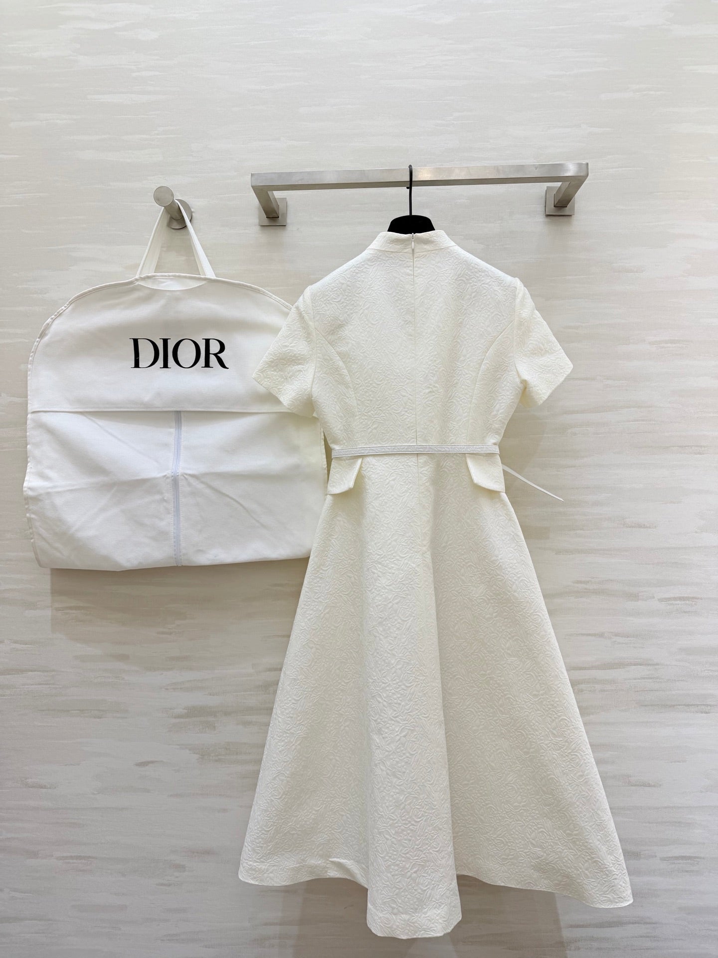 DIOR 26S SHORT-SLEEVE LONG DRESS 1071