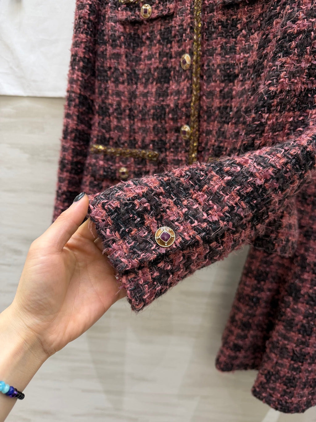 CHANEL 26S WOOL JACKET AND SKIRT SET 925