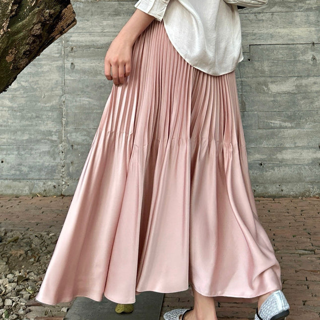 YSL 26S PLEATED MIDI SKIRT 269