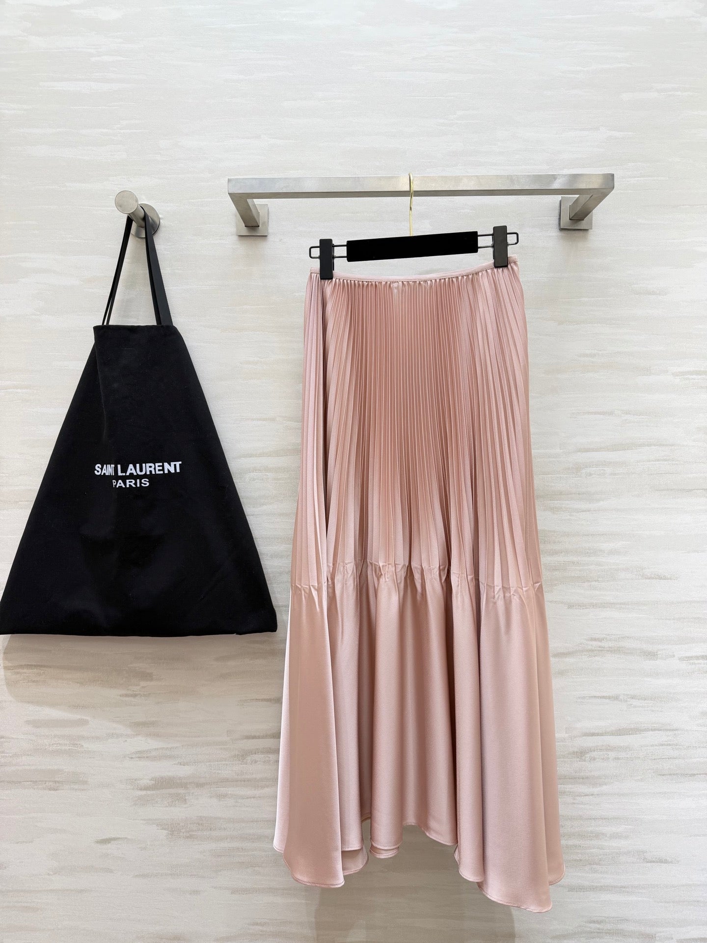 YSL 26S PLEATED MIDI SKIRT 269