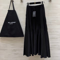 YSL 26S PLEATED MIDI SKIRT 267