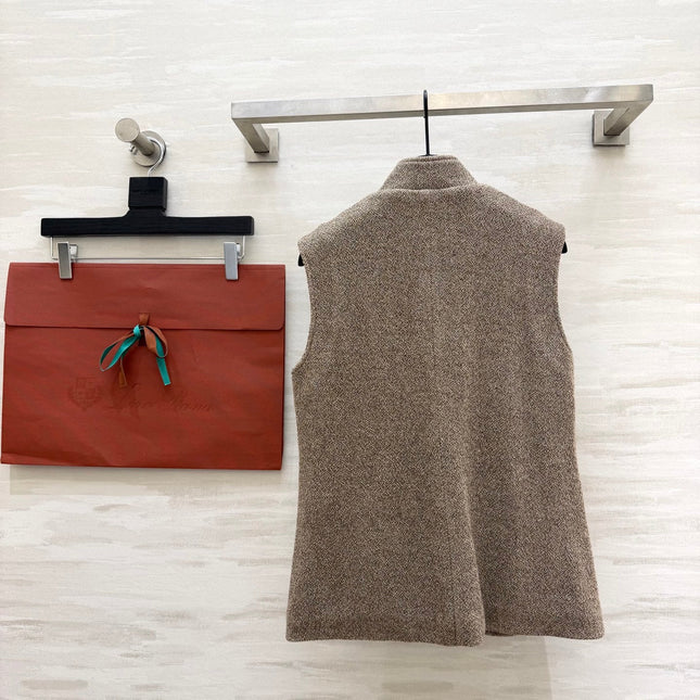LORO PIANA 26S KNIT VEST JACKET 660