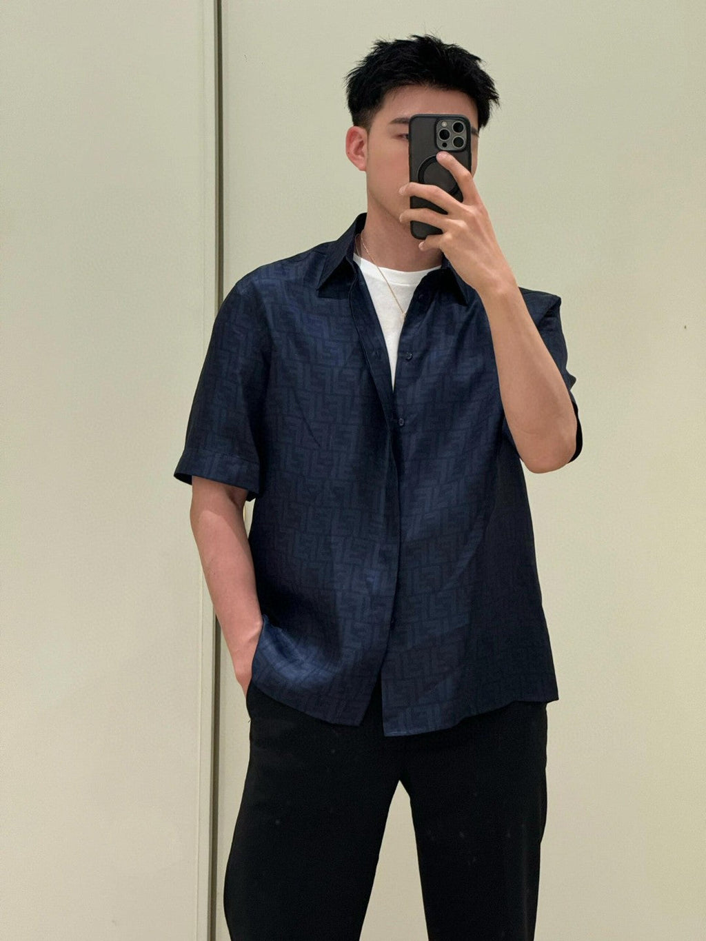 FENDI 26S SHORT SLEEVE SHIRT 022