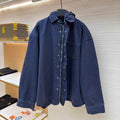 BALENCIAGA 26S HOODED DENIM JACKET 025