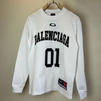 BALENCIAGA 26S LONG-SLEEVE CREW NECK T-SHIRT 216