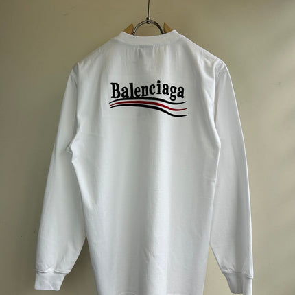 BALENCIAGA 26S LONG-SLEEVE CREW NECK T-SHIRT 194