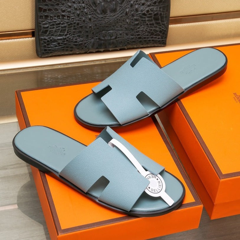 HM IZMIR SANDAL TEAL CALFSKIN