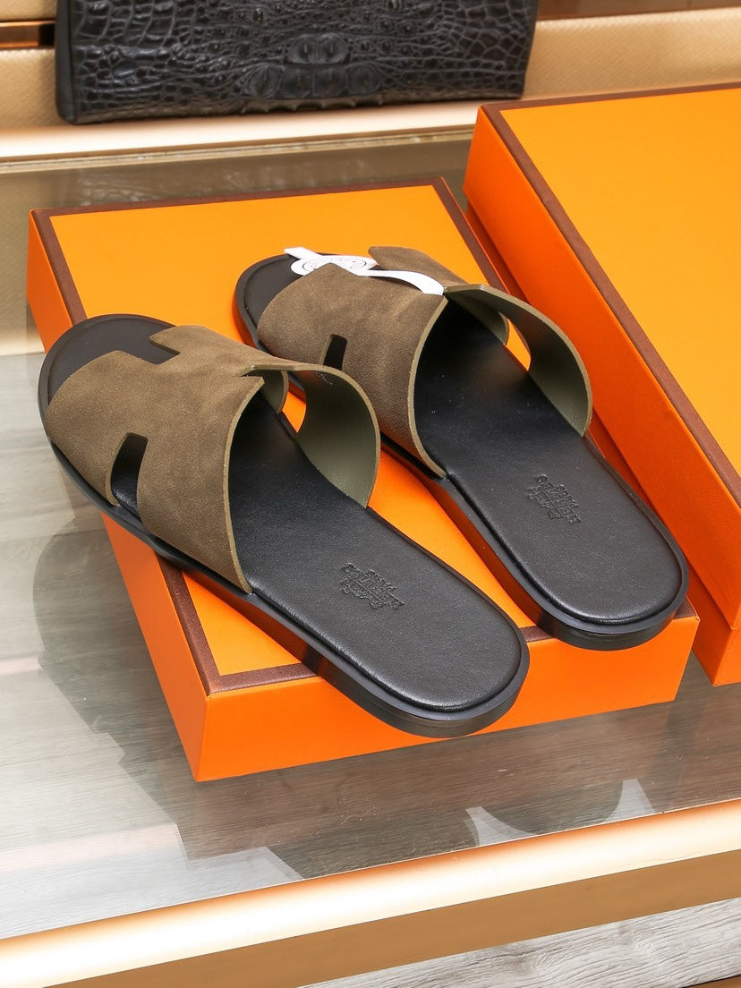 HM IZMIR SANDAL MOSS SUEDE