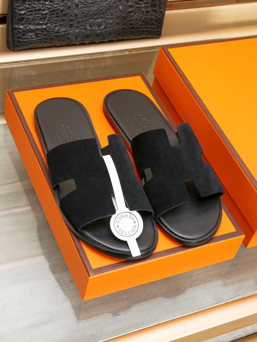HM IZMIR SANDAL BLACK SUEDE