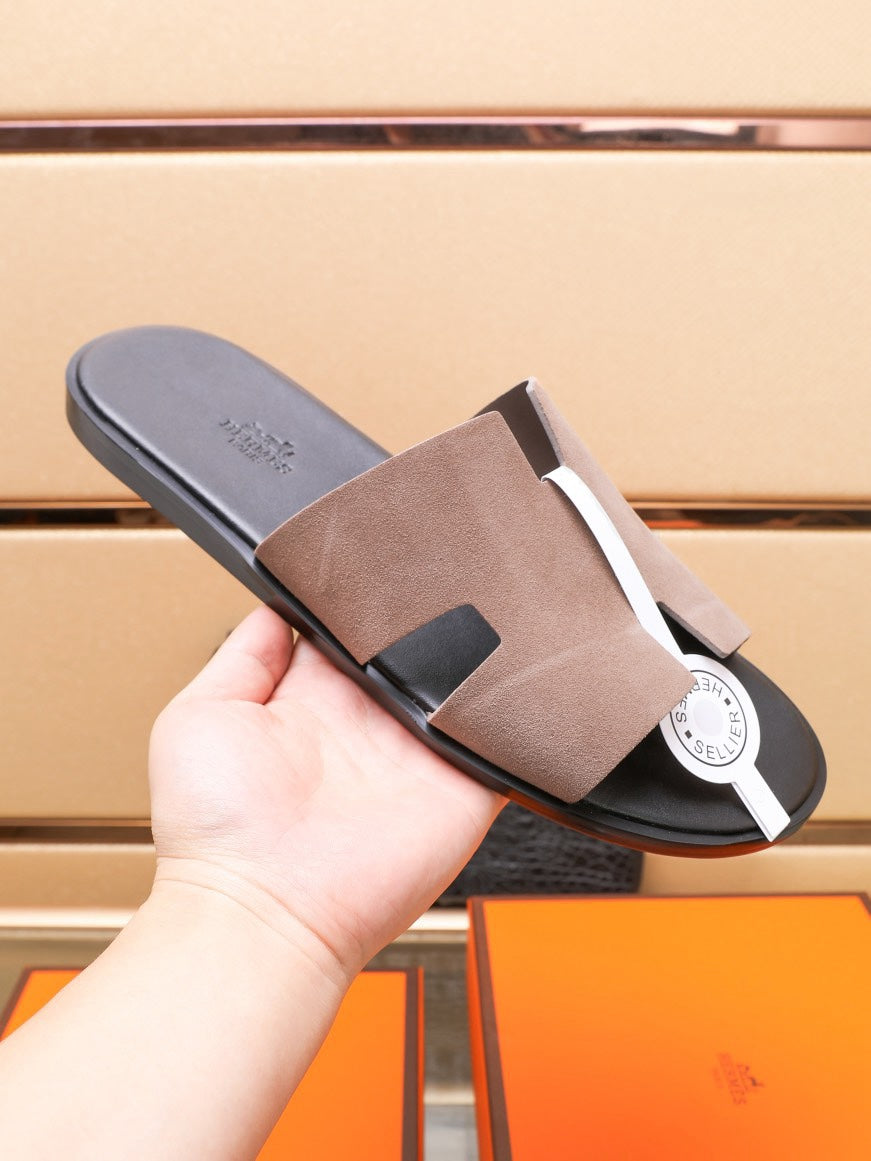 HM IZMIR SANDAL TAWNY SUEDE