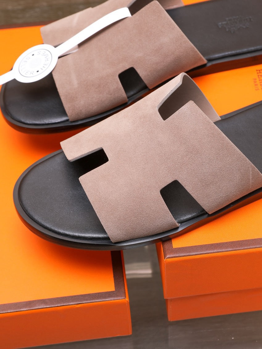 HM IZMIR SANDAL TAWNY SUEDE