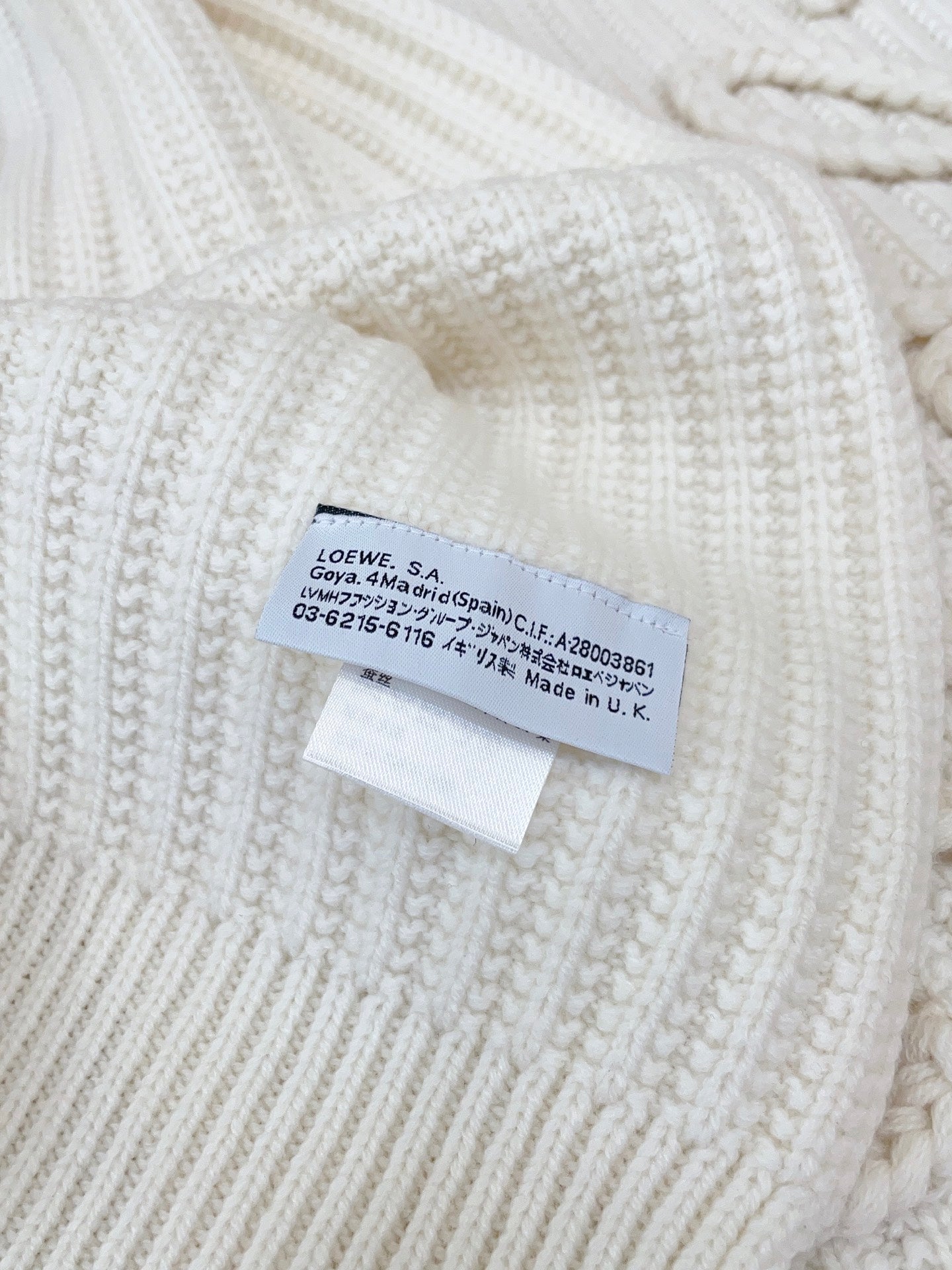 LOEWE 26S SCARF 180 IN CASHMERE 149163