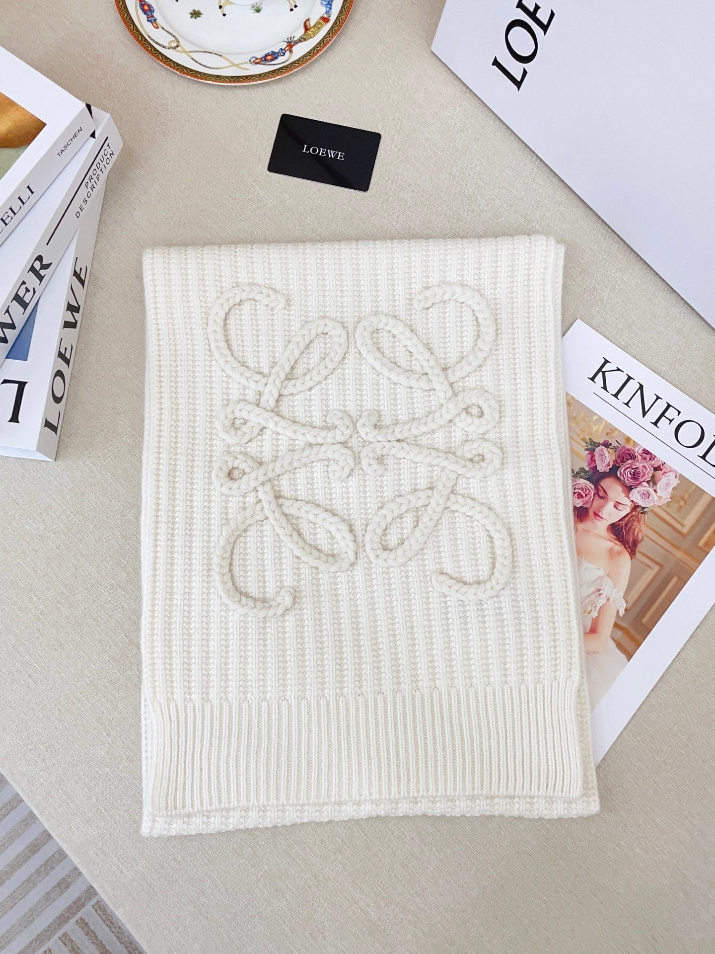 LOEWE 26S SCARF 180 IN CASHMERE 149163