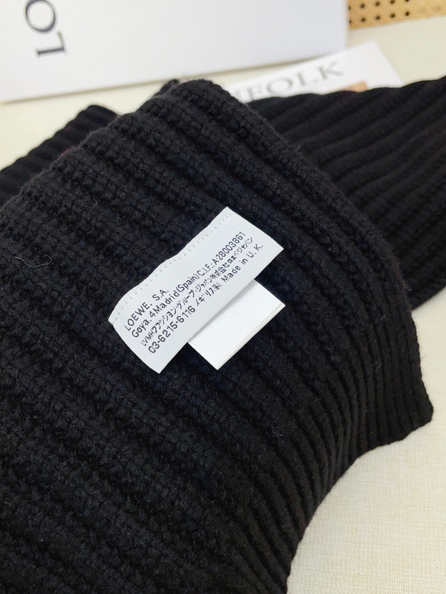 LOEWE 26S SCARF 180 IN CASHMERE 149164
