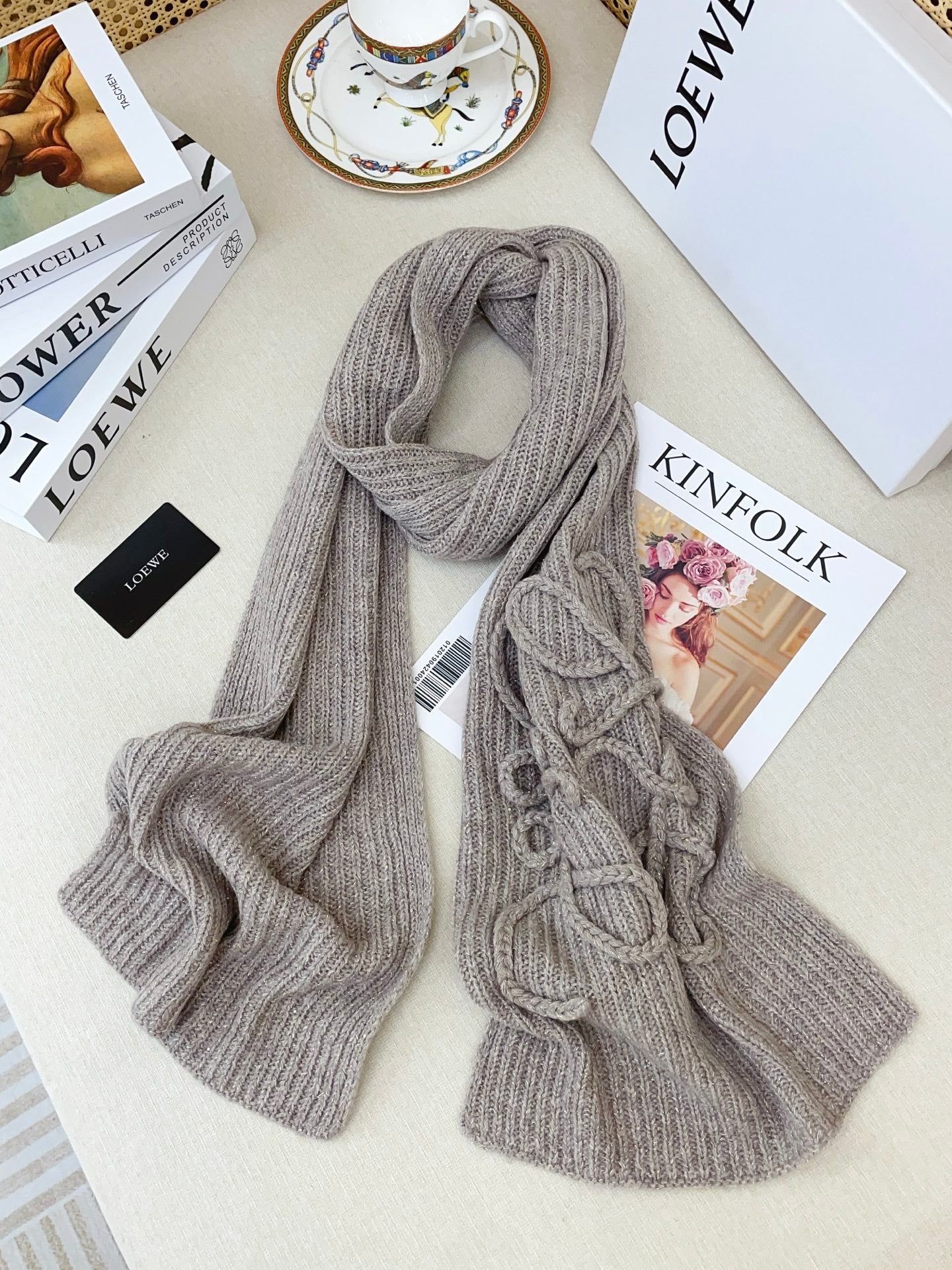 LOEWE 26S SCARF 180 IN CASHMERE 130332