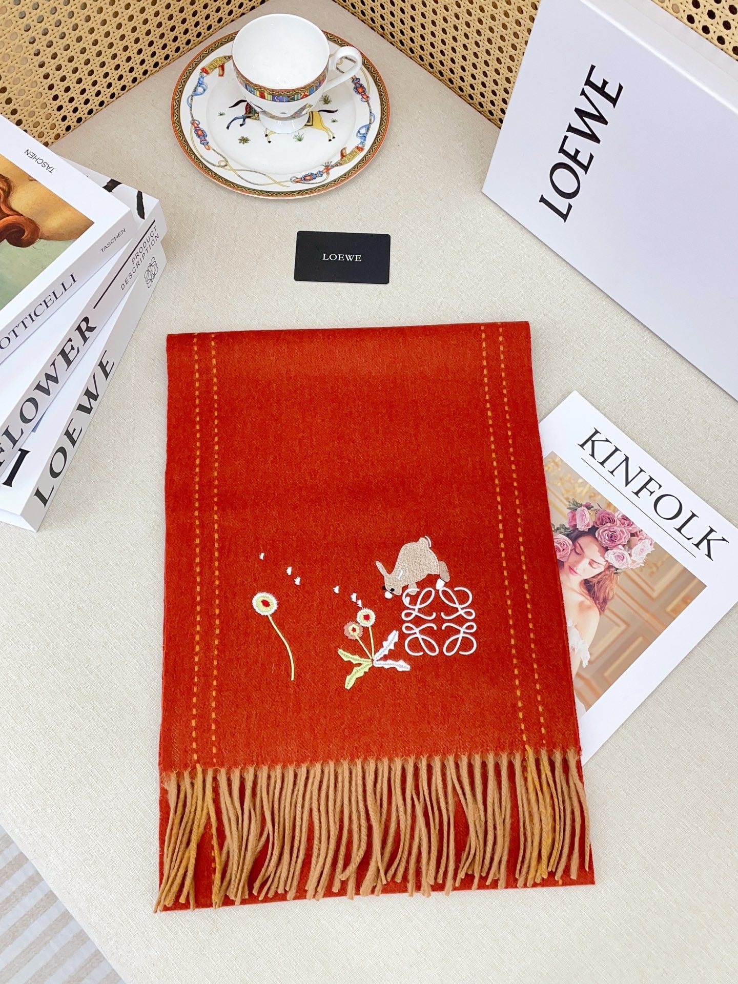 LOEWE 26S SCARF 180 IN CASHMERE 134478