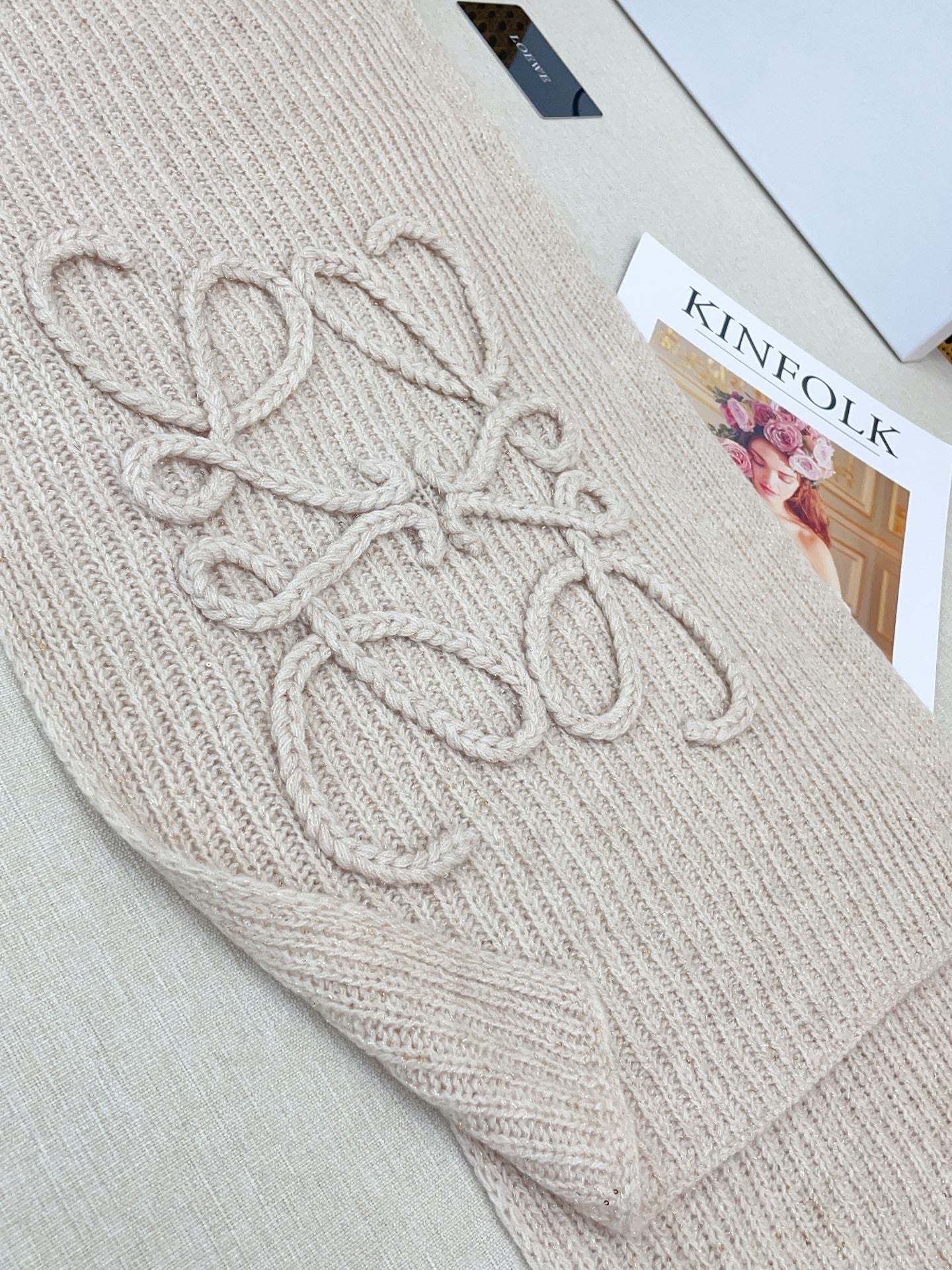 LOEWE 26S SCARF 180 IN CASHMERE 130331