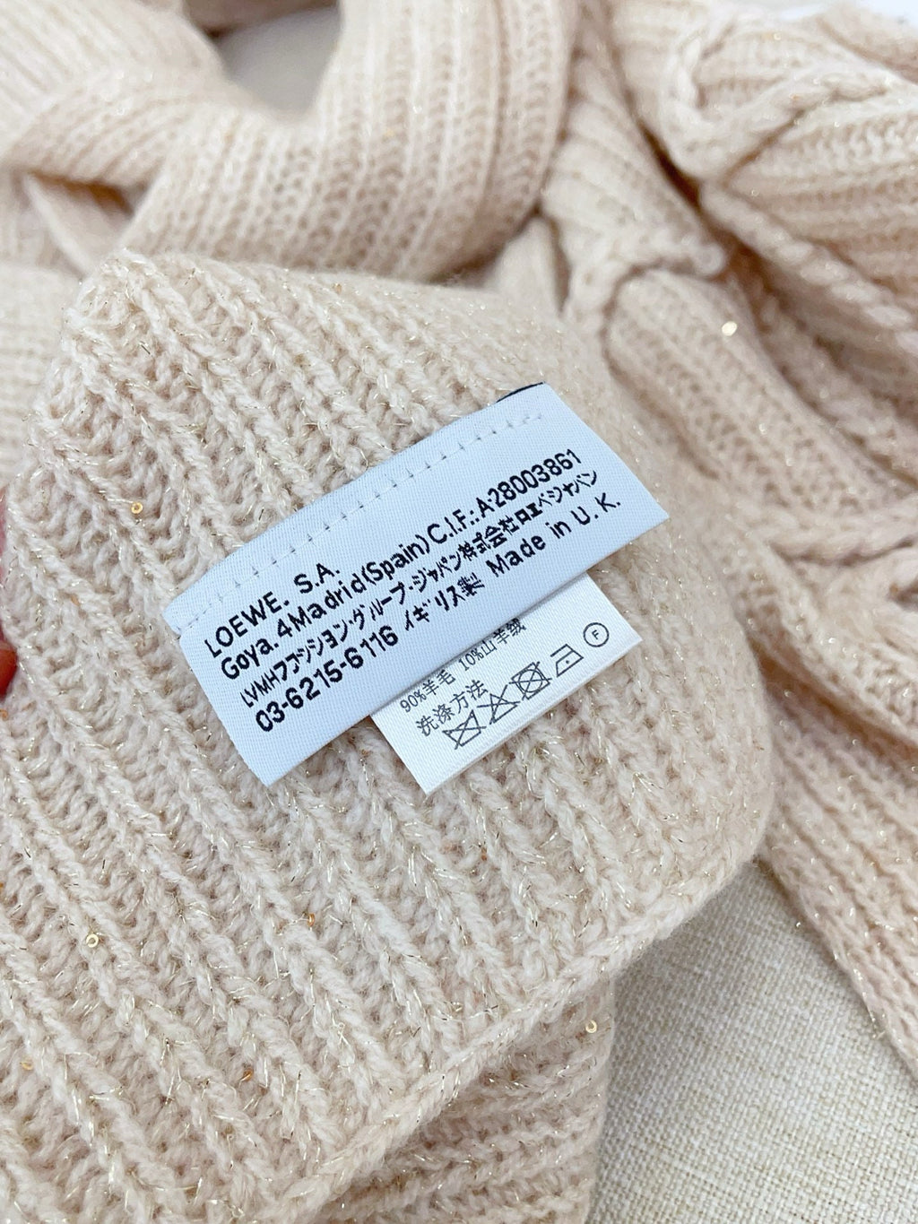 LOEWE 26S SCARF 180 IN CASHMERE 130331