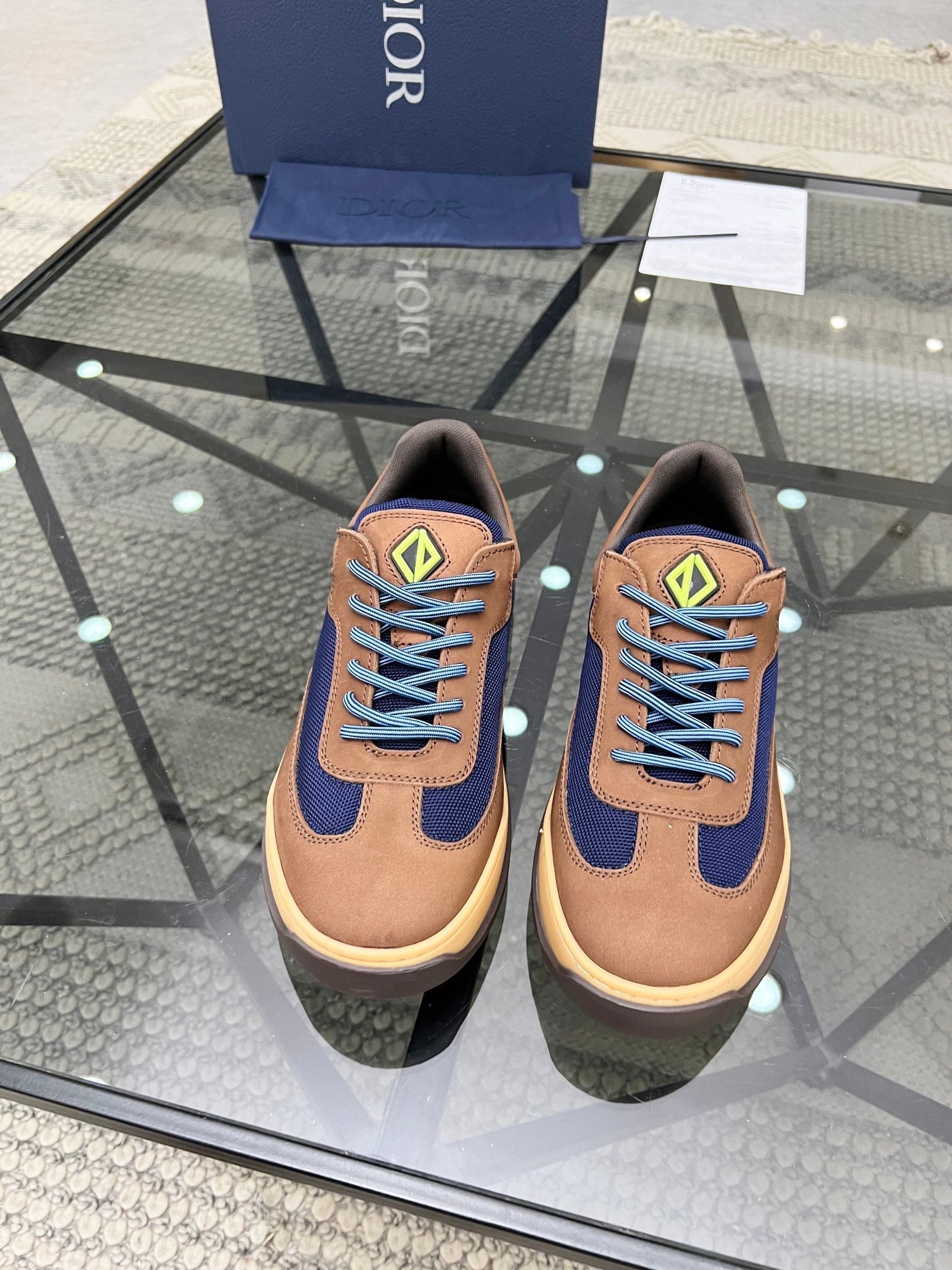 CD DEAN SNEAKER BROWN CALFSKIN