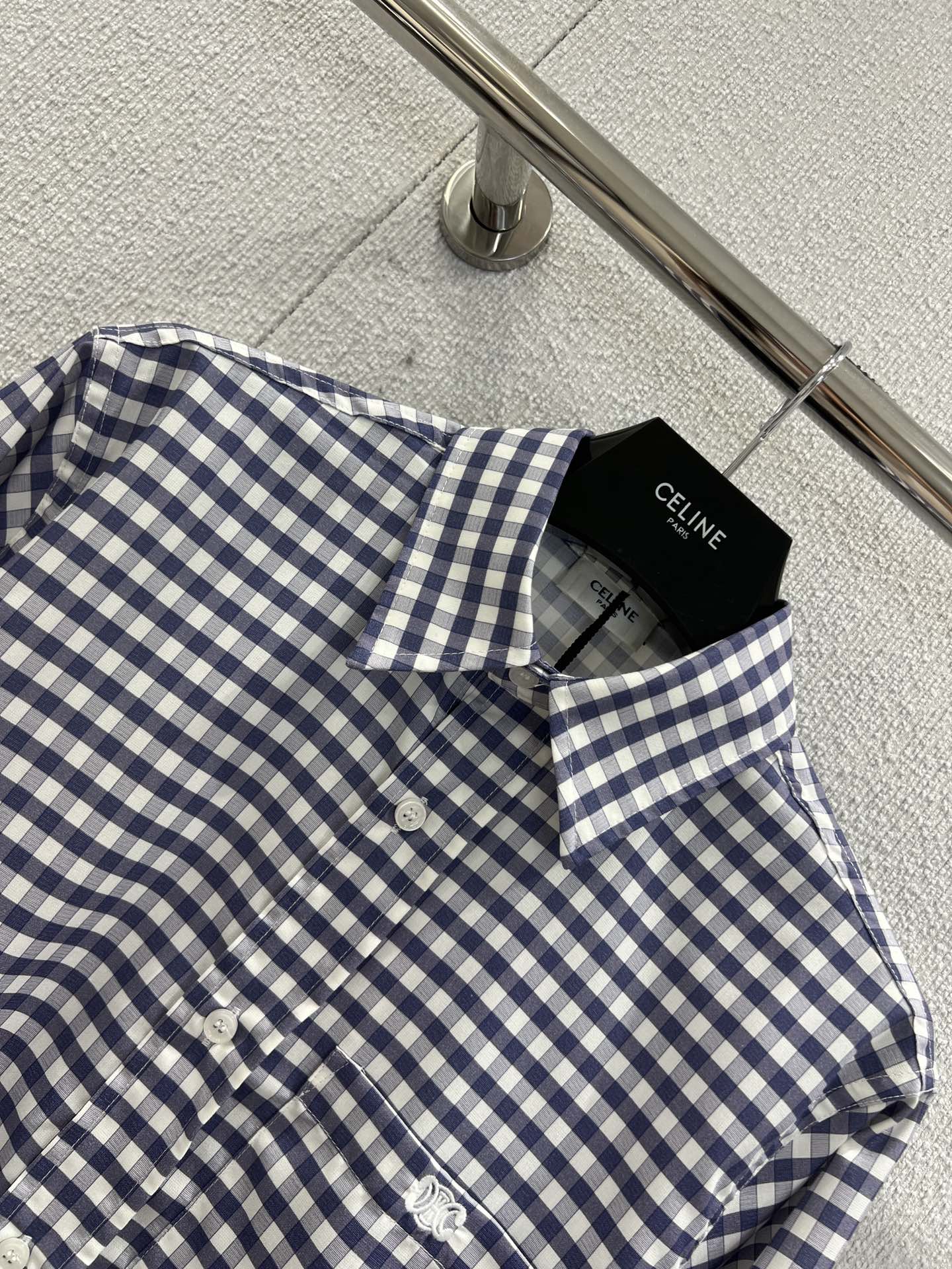 CELINE 25S CHECKED SHIRT 0012