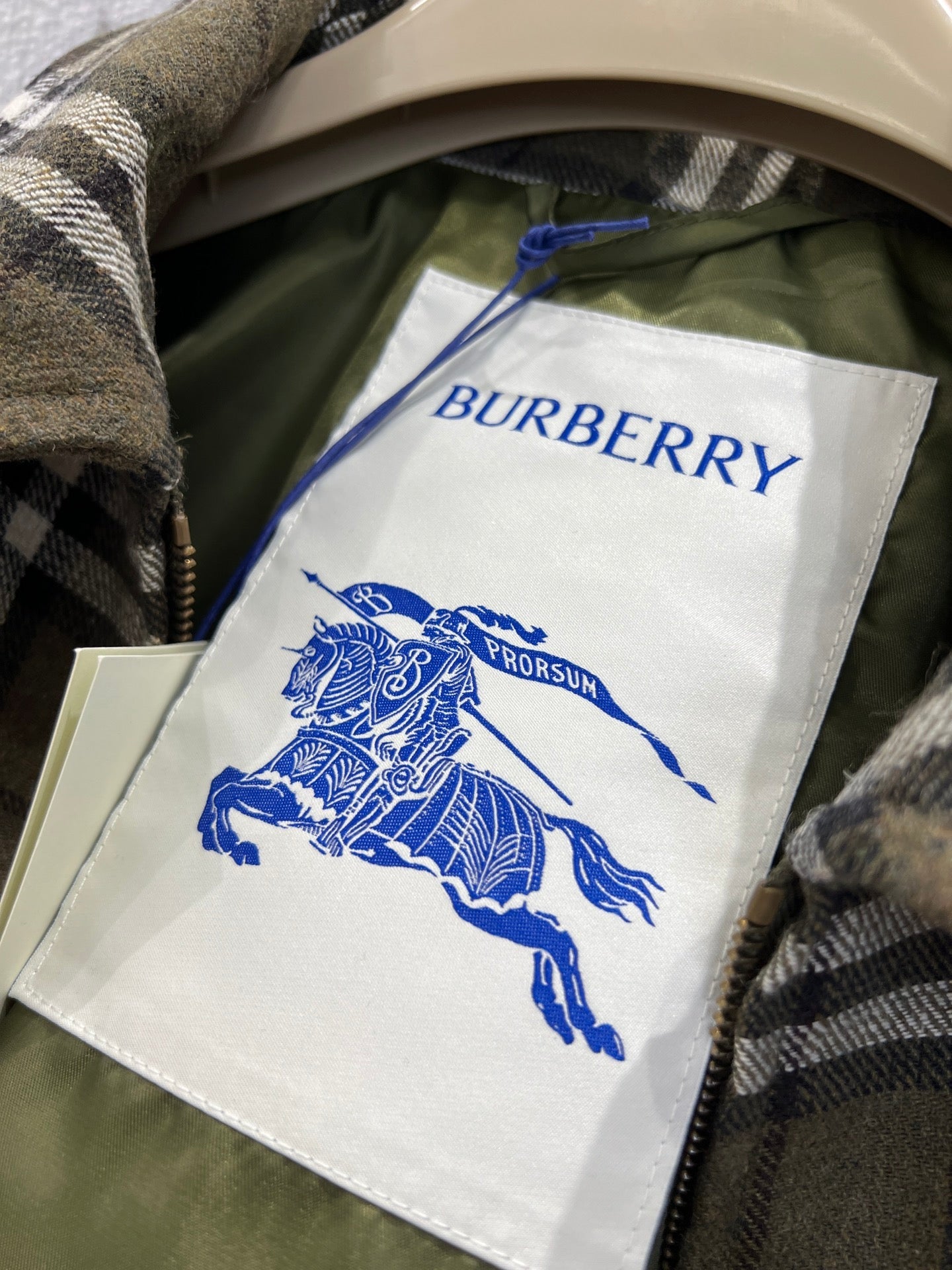 BURBERRY 25S PLAID JACKET 0017