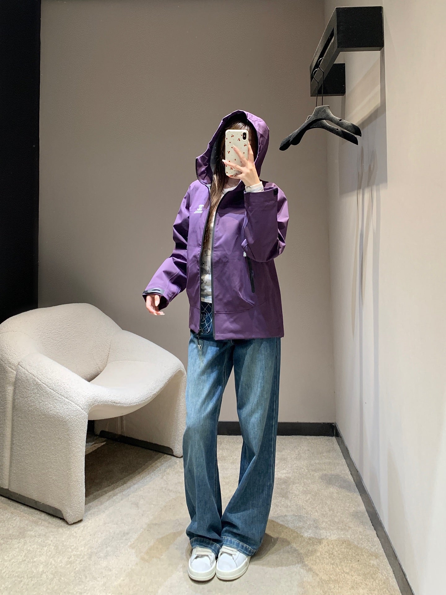 CHANEL 25S HOODED SPORTS JACKET 446