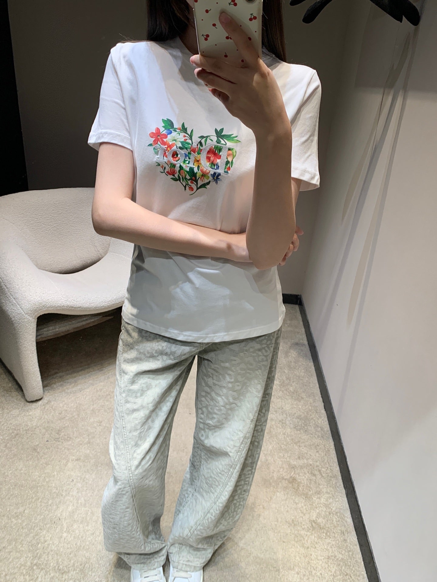 DIOR 26S SHORT-SLEEVE CREW NECK T-SHIRT 940