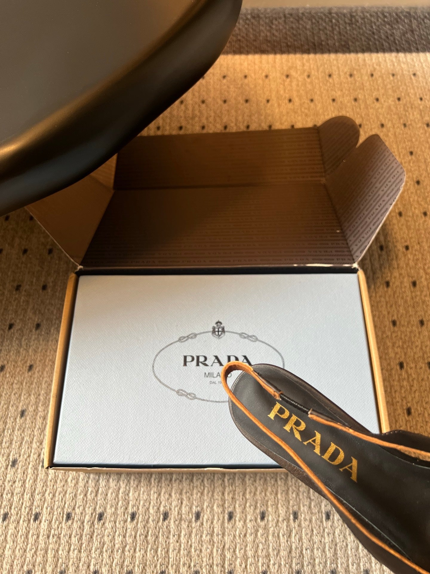 PRADA 26S POINTED TOE FRINGE BOW SLINGBACK PUMPS 55MM IN BLACK CALFSKIN