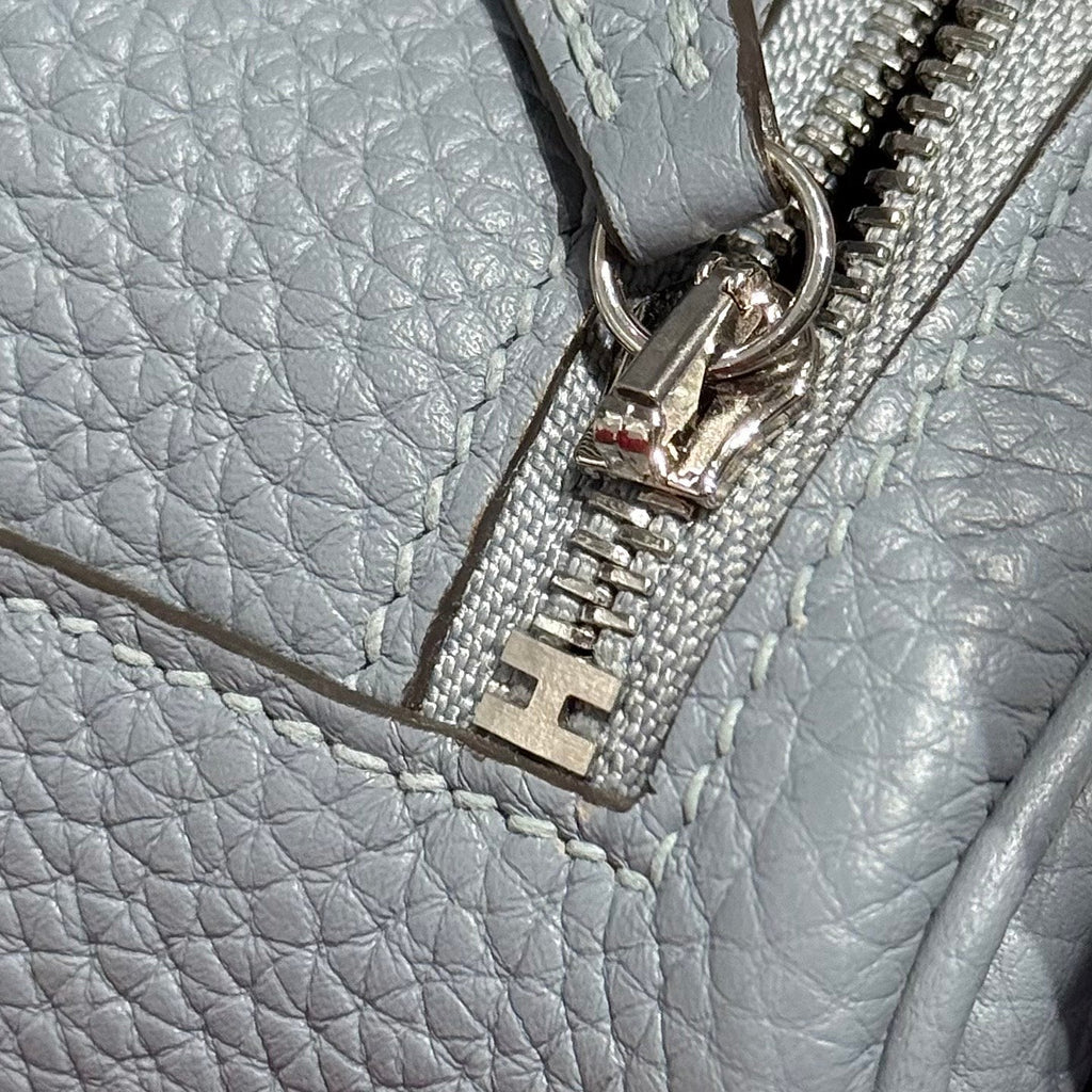 HM MINI LINDY 20 BAG IN BLUE CALFSKIN