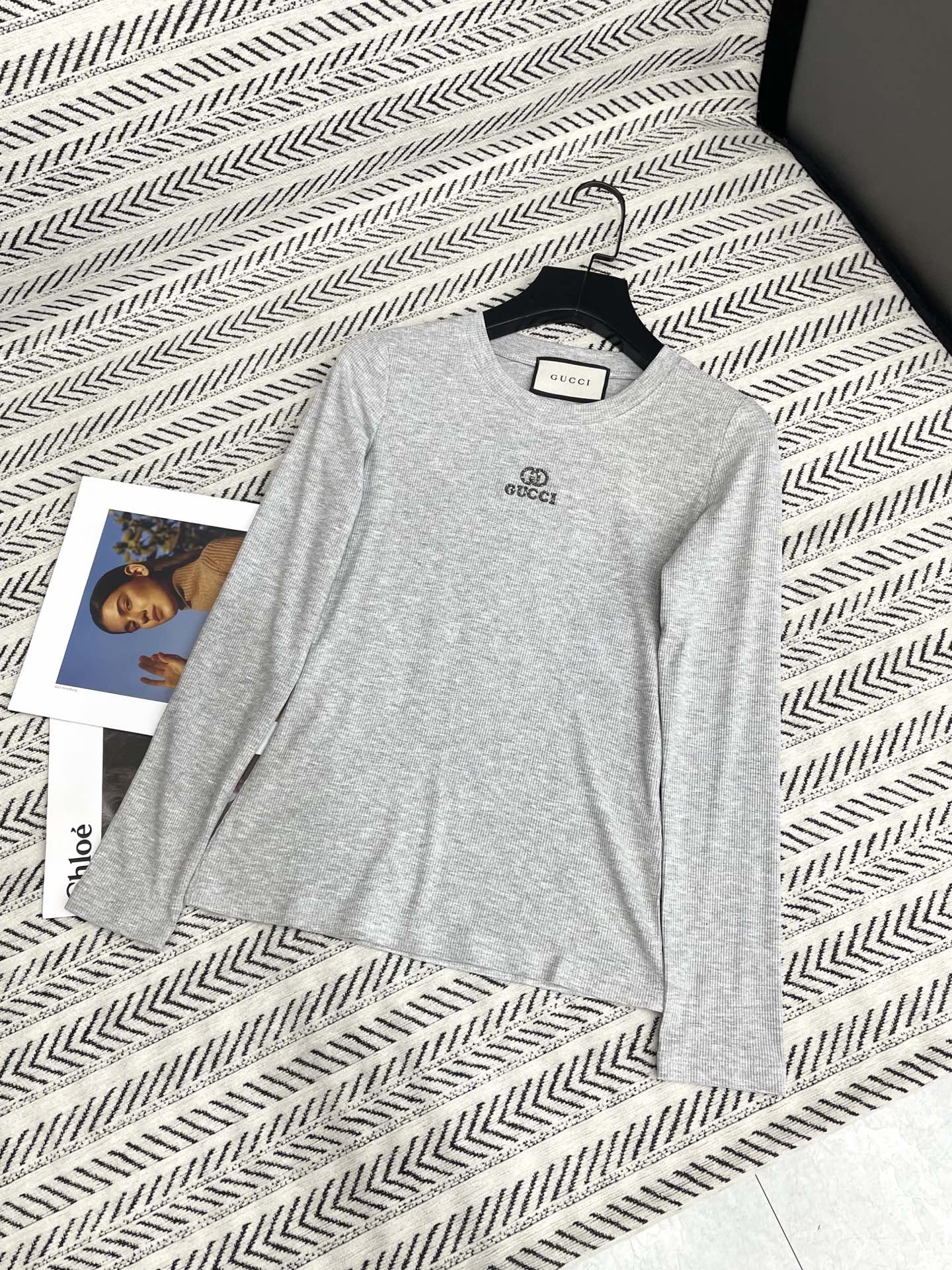GUCCI LONG-SLEEVE T-SHIRT STYLE 86