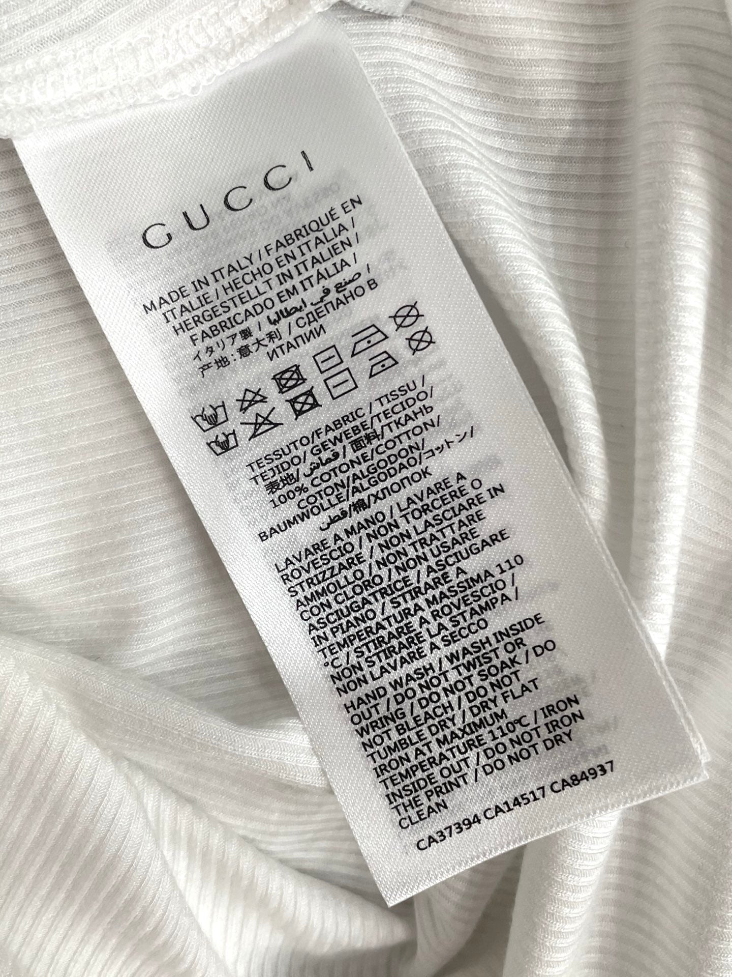 GUCCI LONG-SLEEVE T-SHIRT STYLE 86