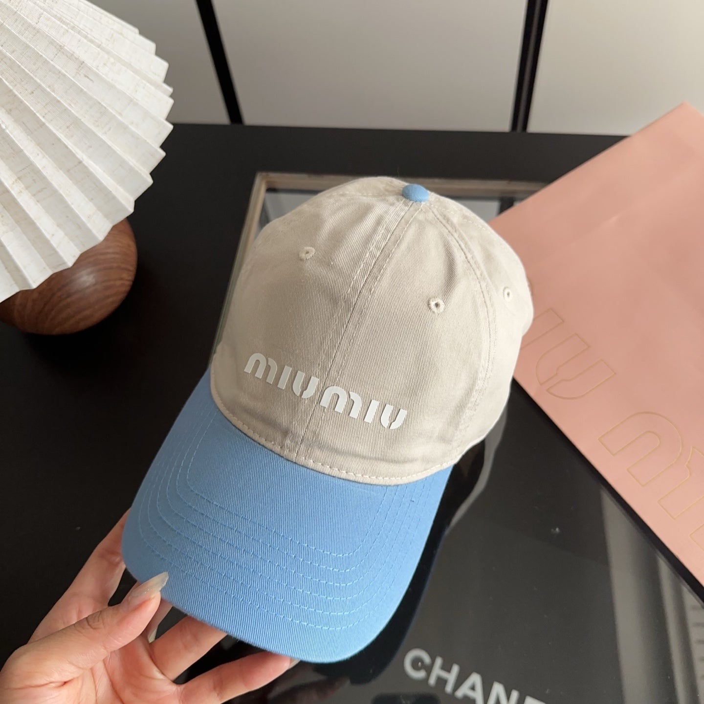 MIUMIU 26S BASEBALL CAP 319593