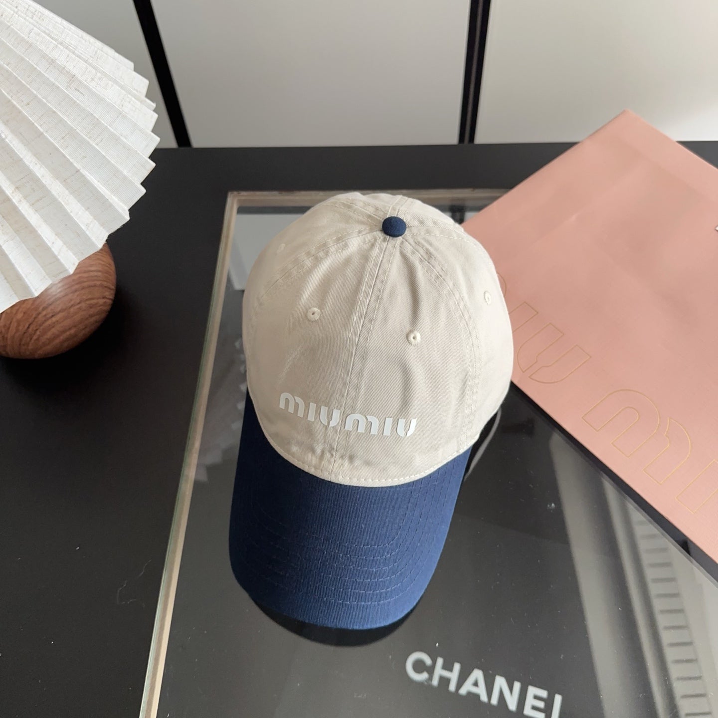 MIUMIU 26S BASEBALL CAP 319595