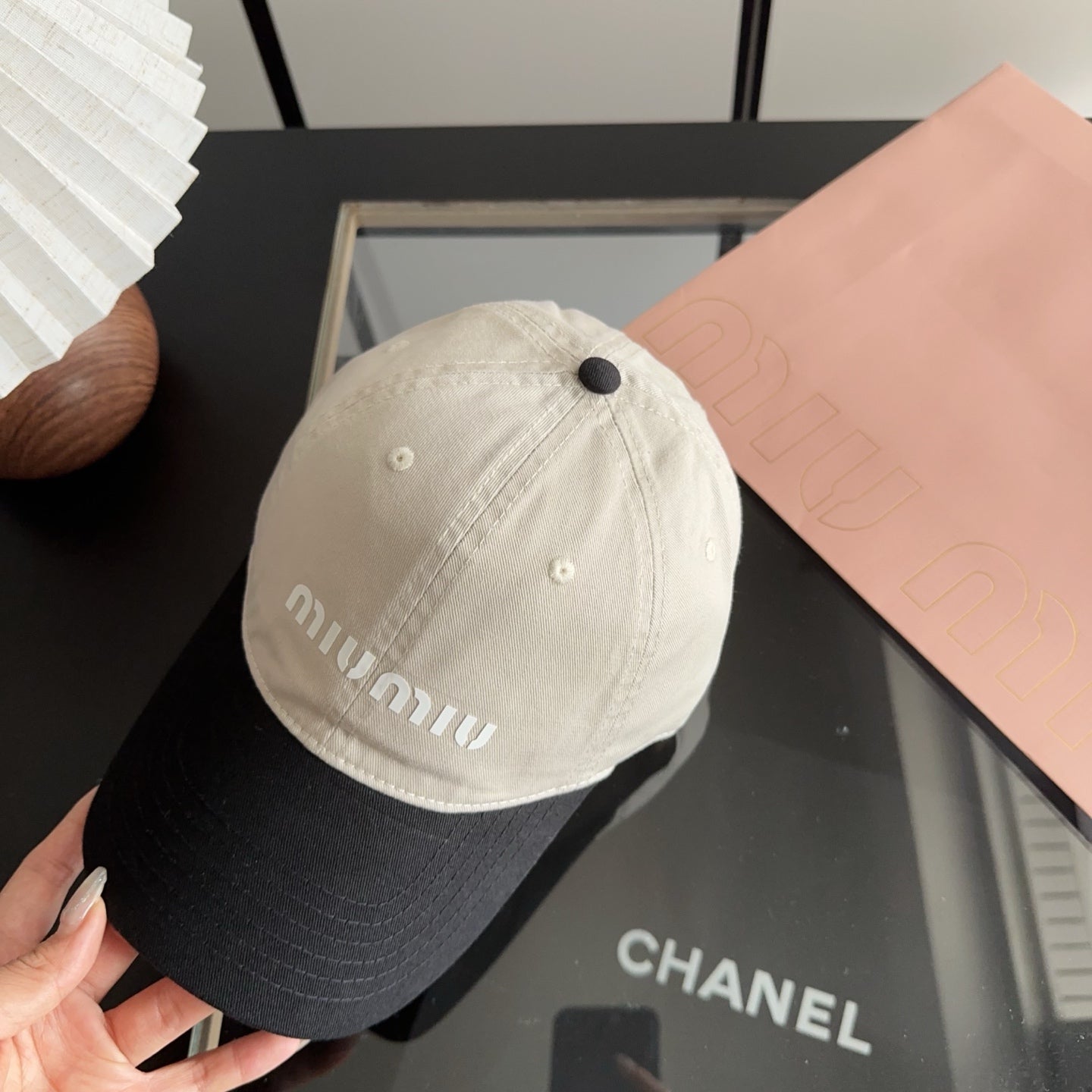 MIUMIU 26S BASEBALL CAP 319597