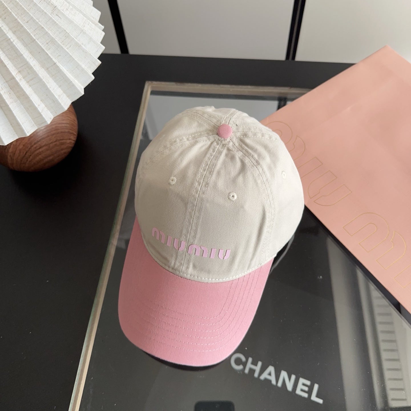 MIUMIU 26S BASEBALL CAP 319598