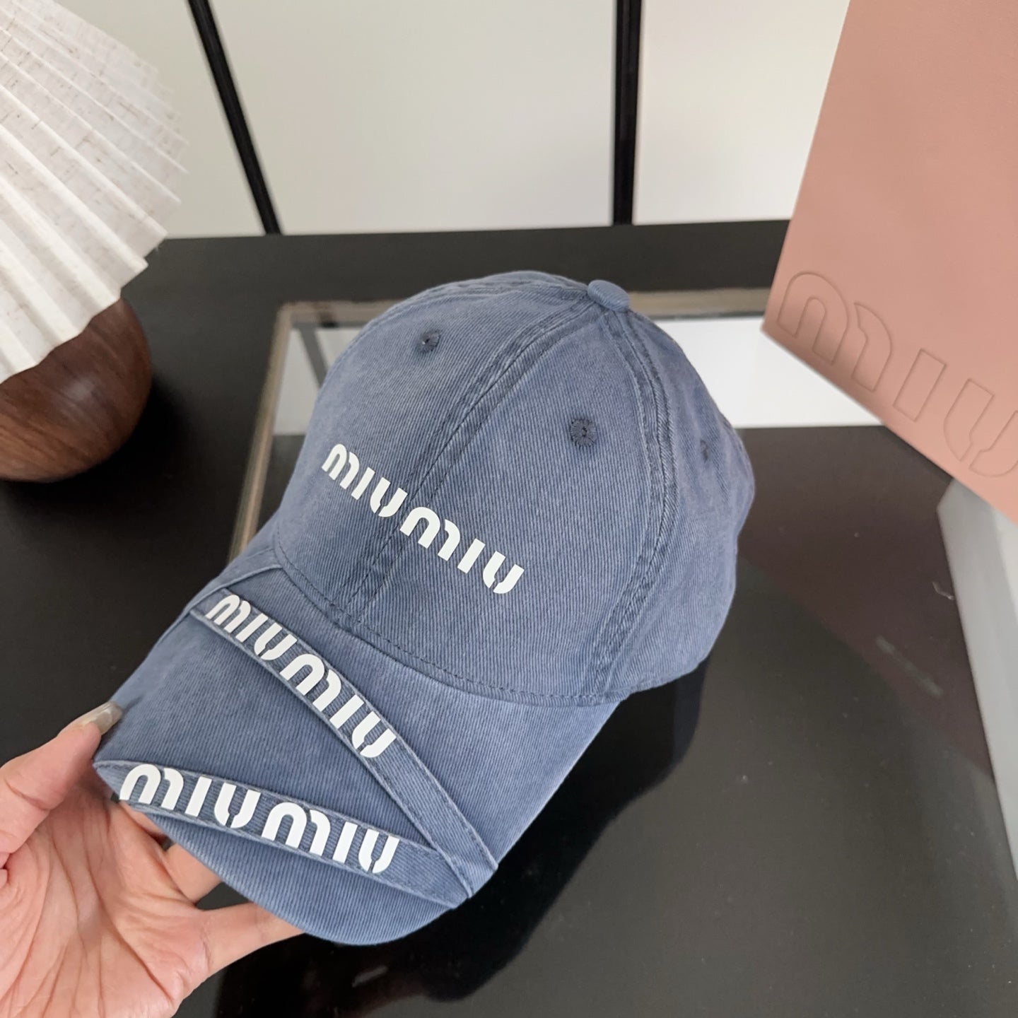 MIUMIU 26S BASEBALL CAP 332734