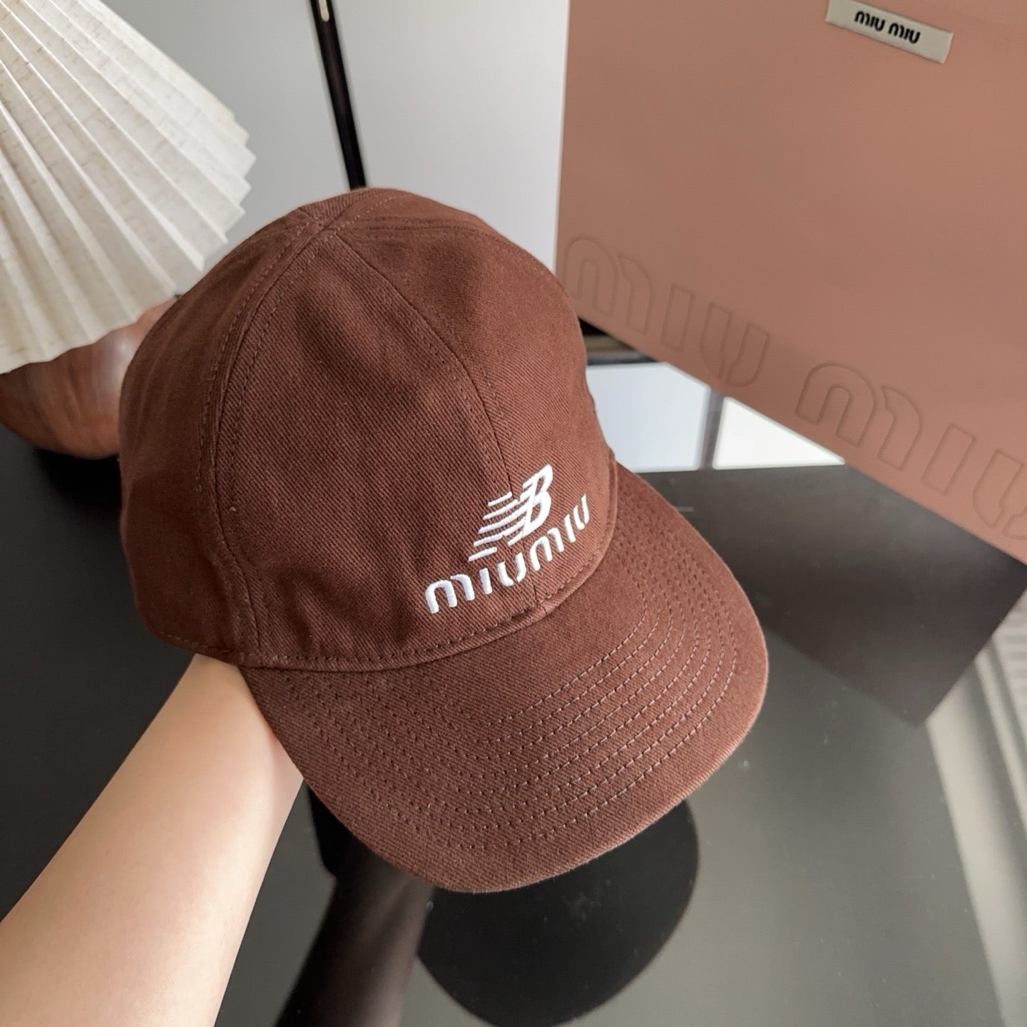MIUMIU 26S BASEBALL CAP 329820