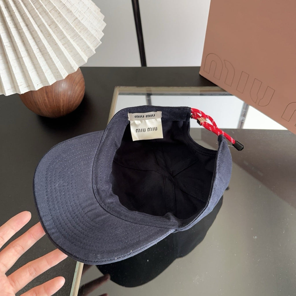 MIUMIU 26S BASEBALL CAP 329823
