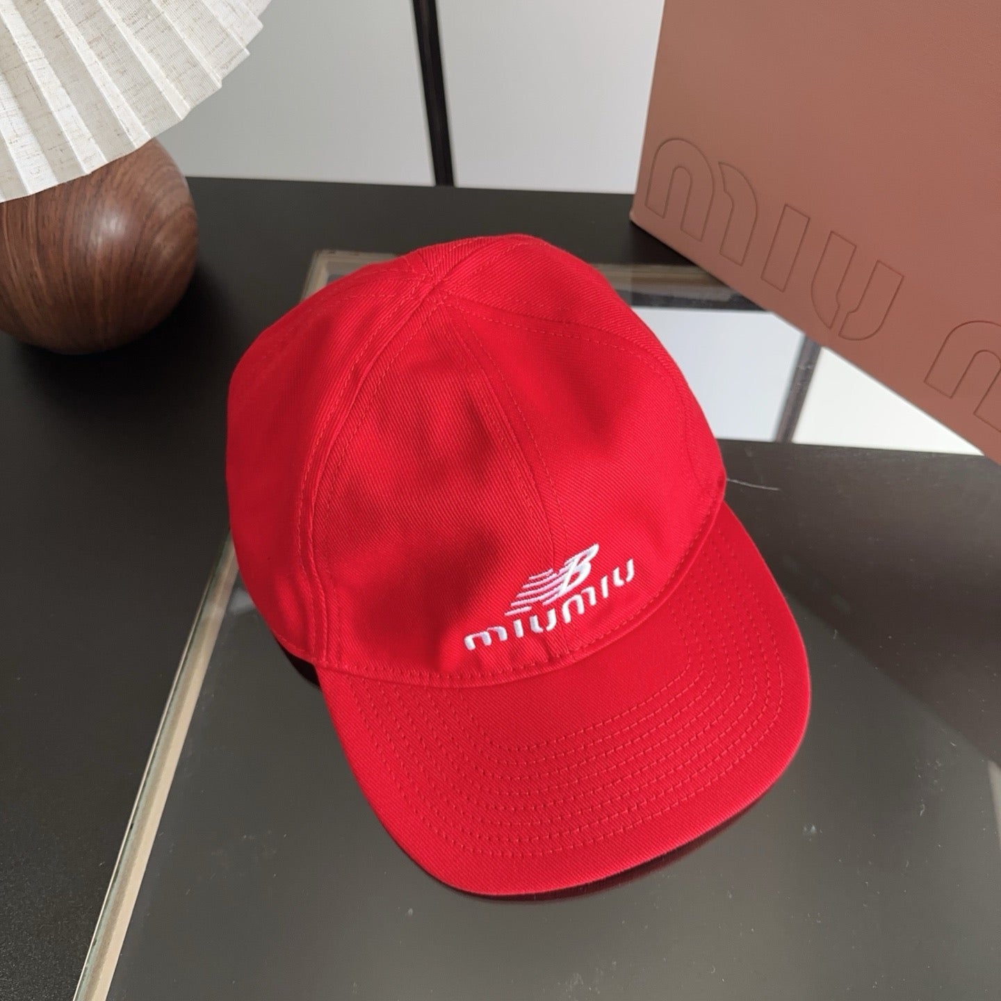 MIUMIU 26S BASEBALL CAP 329824