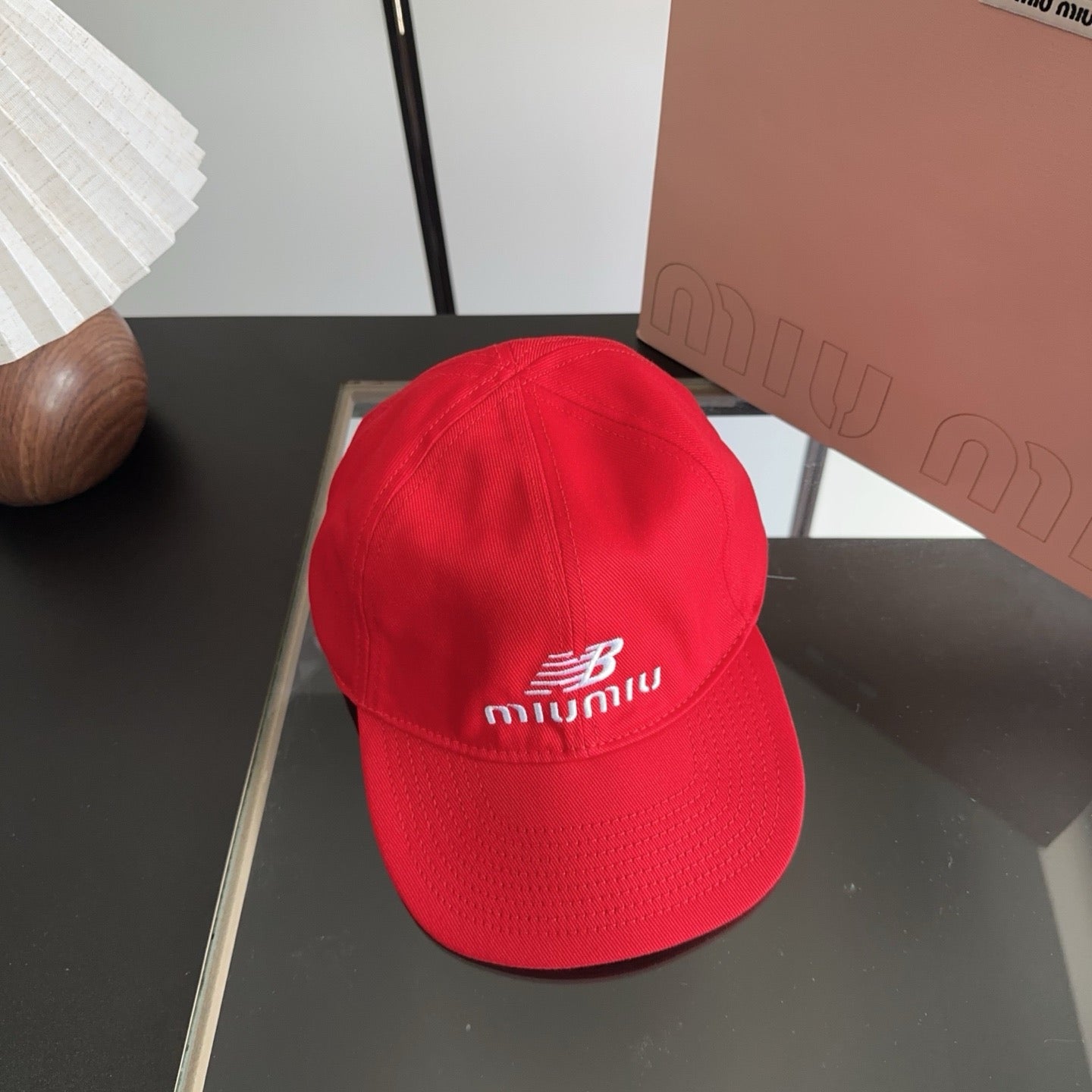 MIUMIU 26S BASEBALL CAP 329824