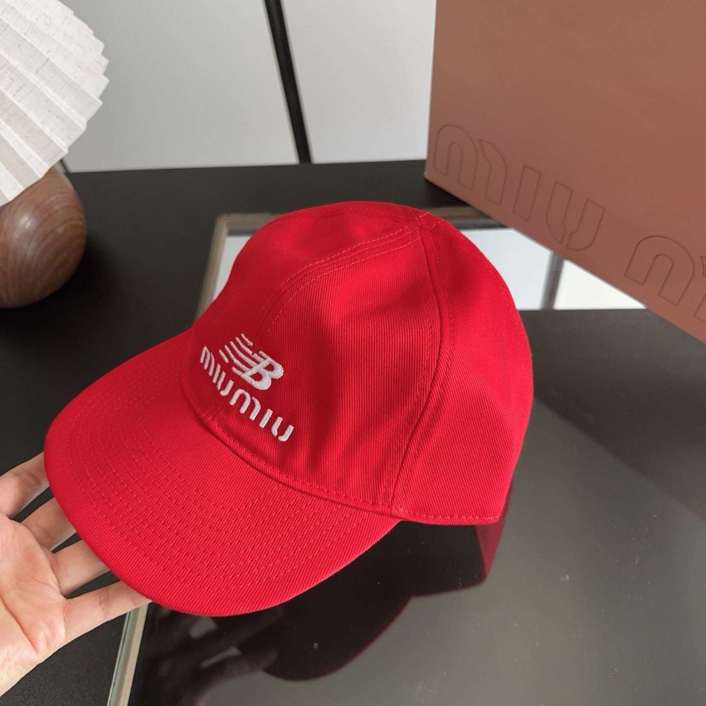 MIUMIU 26S BASEBALL CAP 329824