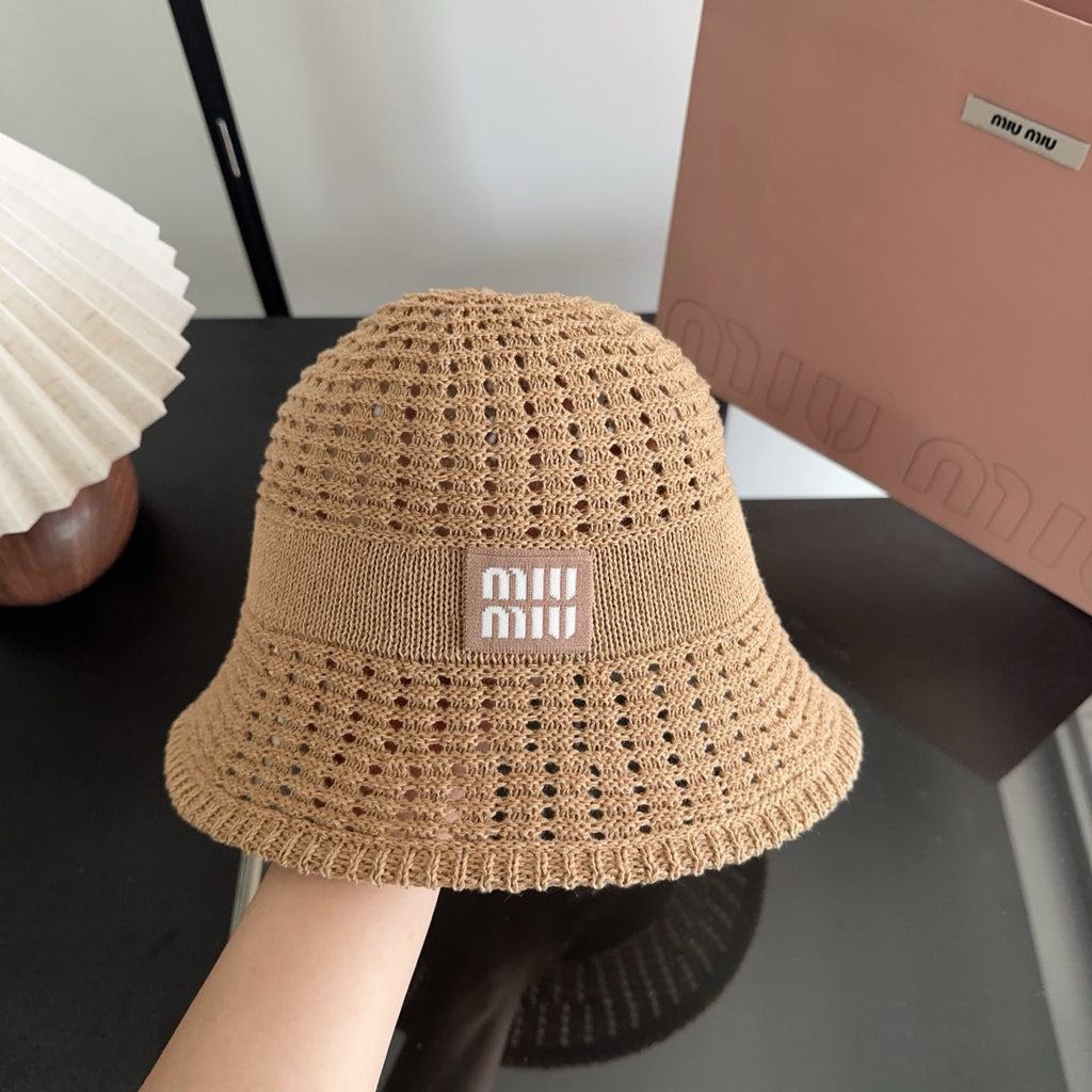 MIUMIU 26S CROCHET BUCKET HAT 339418