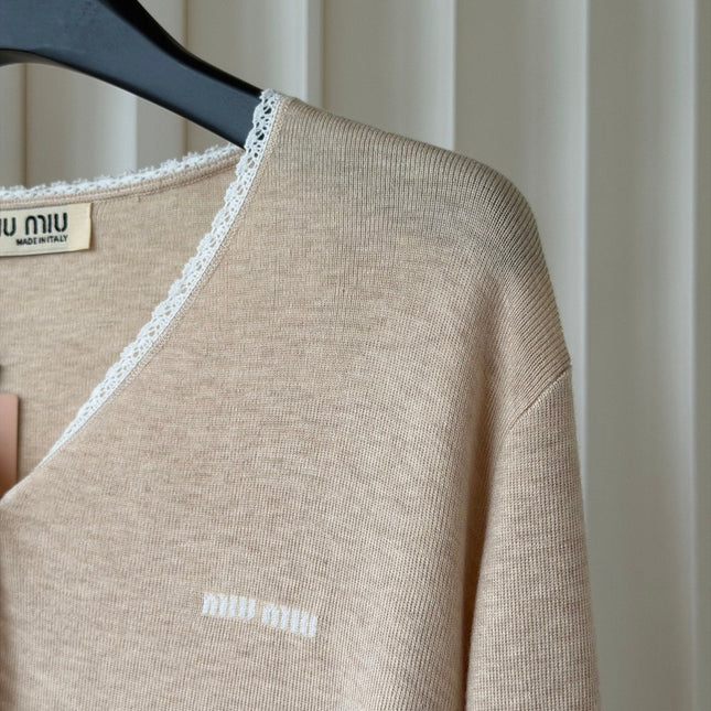 MIUMIU 26S KNIT CARDIGAN 1572