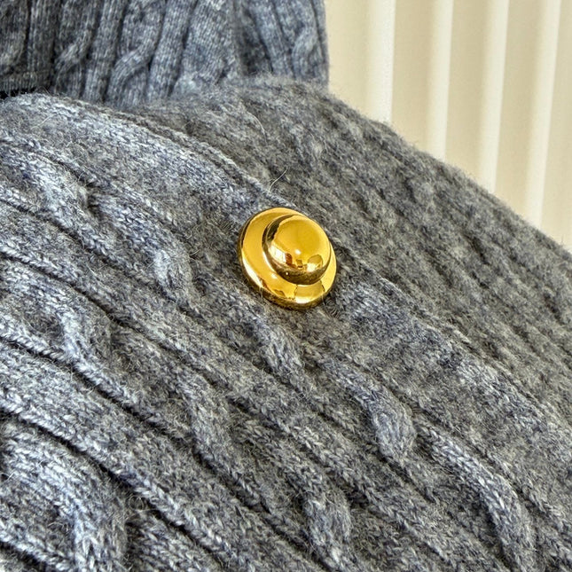 MIUMIU 26S COLLAR KNIT CARDIGAN 1573